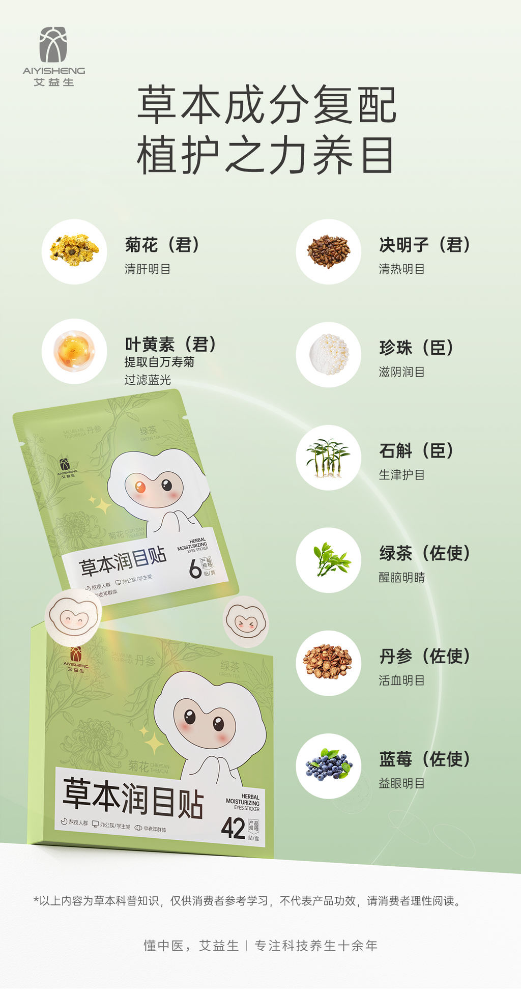Herbal Moisturizing Eye Sticker 草本润目贴