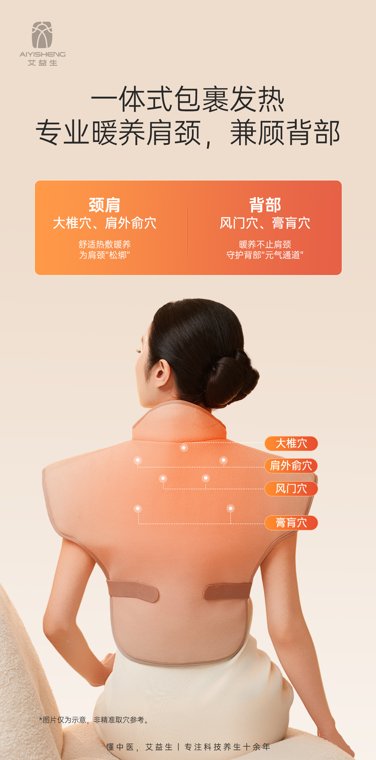AYS BianStone Shoulder Heating Pad 砭石热敷披肩