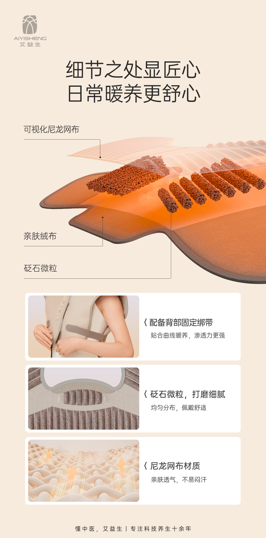AYS BianStone Shoulder Heating Pad 砭石热敷披肩